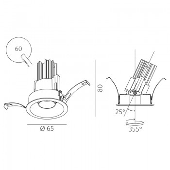 POINT 8.30 R V B 8W 620lm Dim