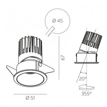 SUPRO 7.30 V WB 7W 430lm Dim