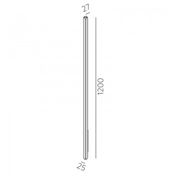 LOG XL WALL 1200 12.30 W 12W 480lm