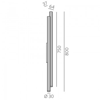 LOGIC WALL 2X Q750 20.30 B 20W 1600lm